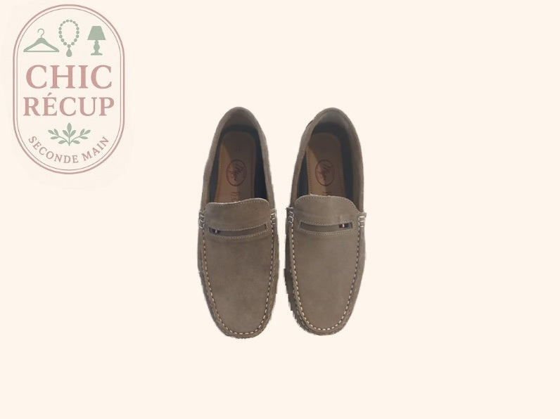 Mocassins - Ateliers Mégis - 41 - Gris/marron - Phleg-60