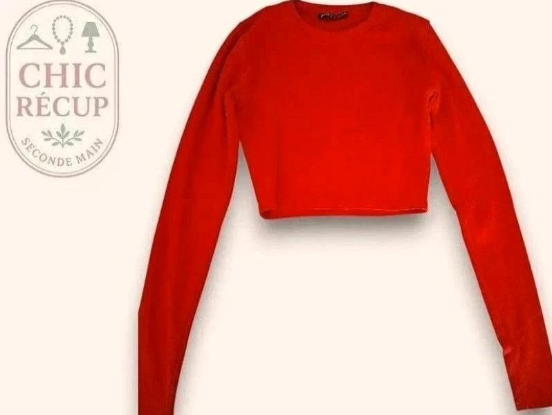 Hauts & T-shirt Zara - M - Rouge - Lerom-36