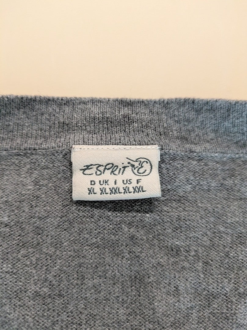 Cardigan Esprit - Xl - Gris - Olhat-60