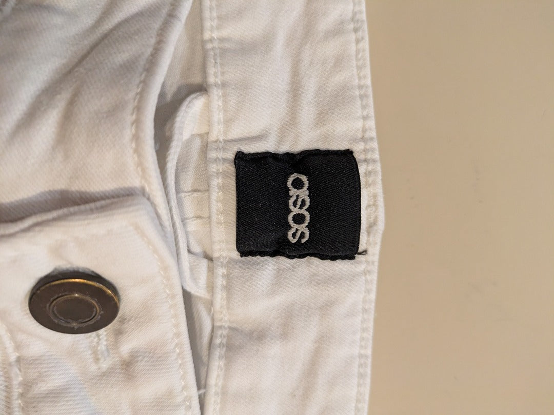 Jeans Slim Asos - M - Blanc - Chtri-18