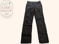 Jeans Droit H&m - 36 - Noir - Mache-01