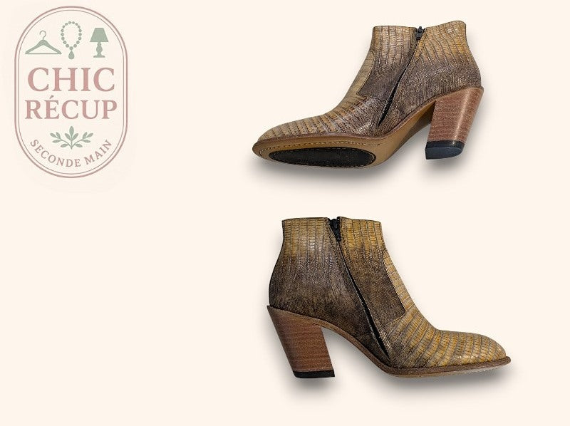 Bottines Freelance - 37 - Marron - Brhal-49