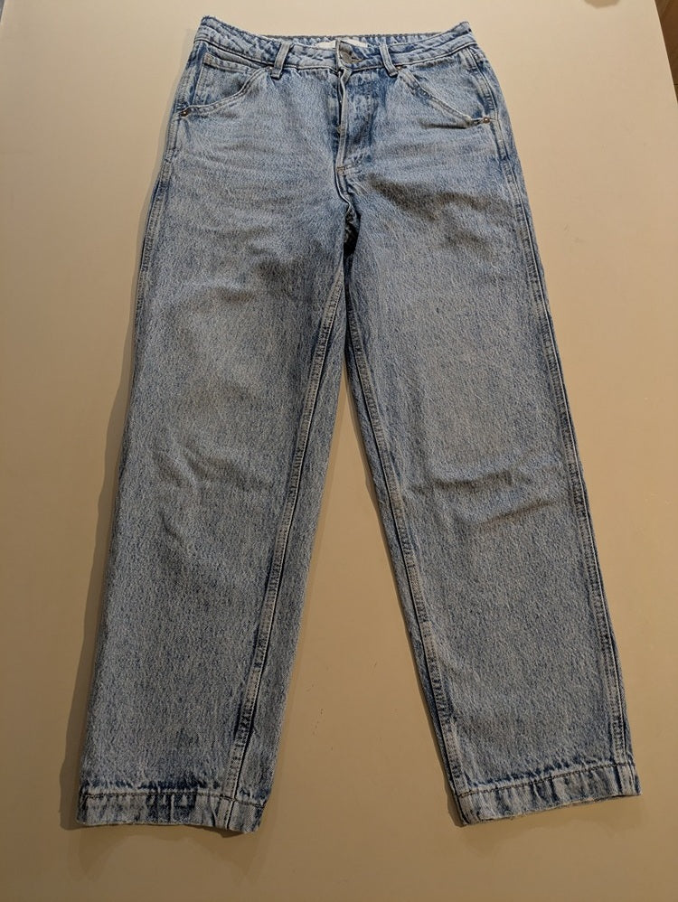 Jeans Coupe Droite Mng - S - Bleu Clair - Malab-6