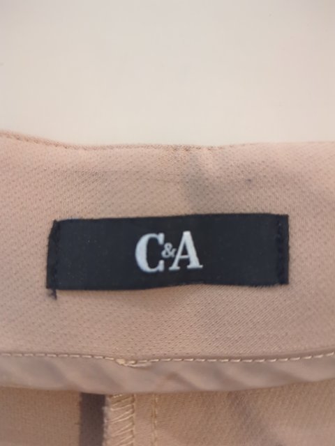 Pantalon Ajusté - C&a - Fr 48 - Crème - Ampri-66