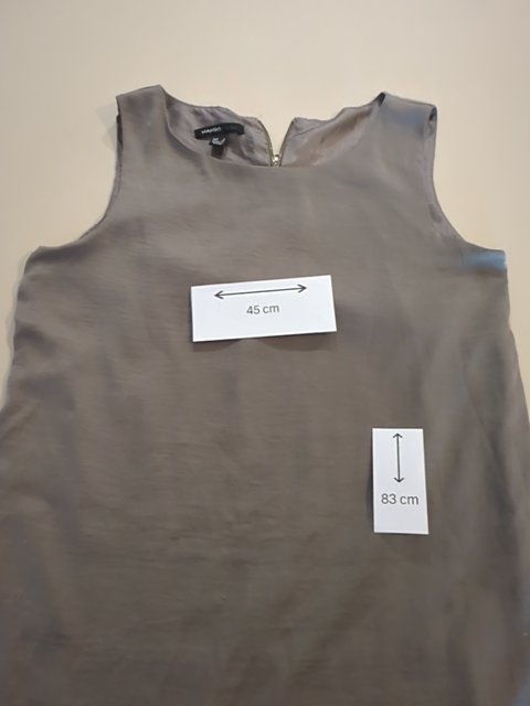 Robe décontractée - Mango - S - Gris - Casual