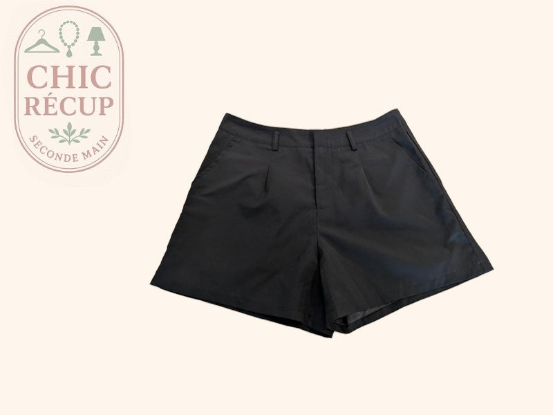 Short Shein - L - Noir - Evvio-09
