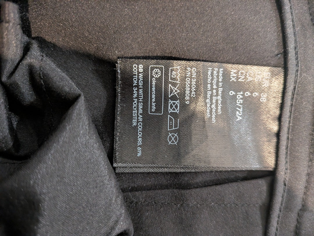 Pantalon tailleur H&m - 38 - Noir - Basique
