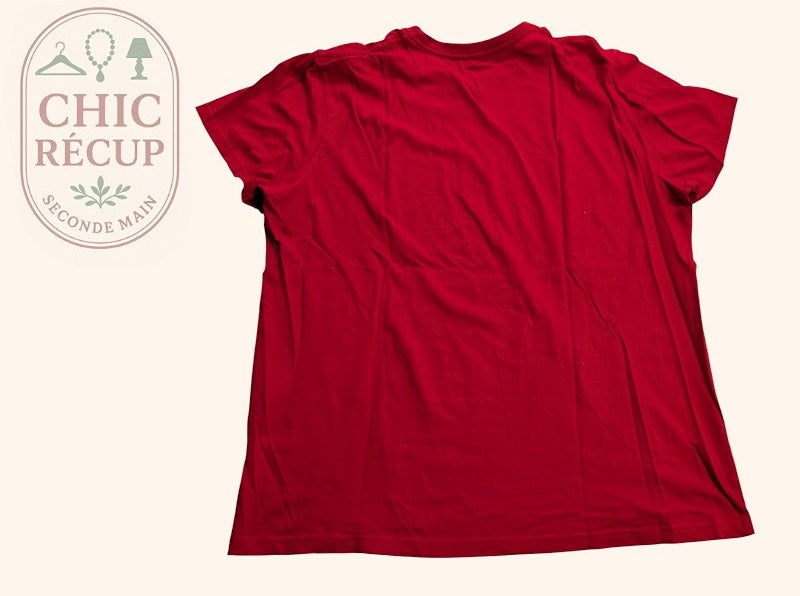 T-shirts Uni Polo Club - L - Rouge - Thgen-67