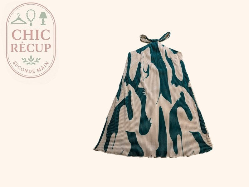 Robe Mini Shein - 38 - Vert - Evvio-59