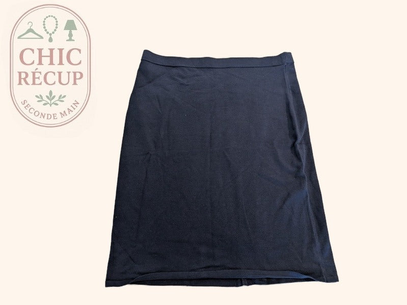 Jupe Midi Etincelle - Xl - Marine - Labag-244