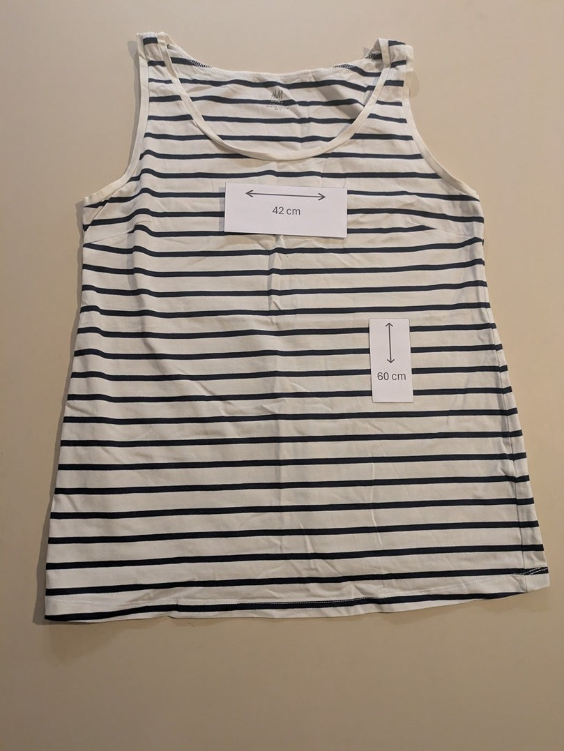 Top Maternité H&m - M - Blanc - Erbul-95