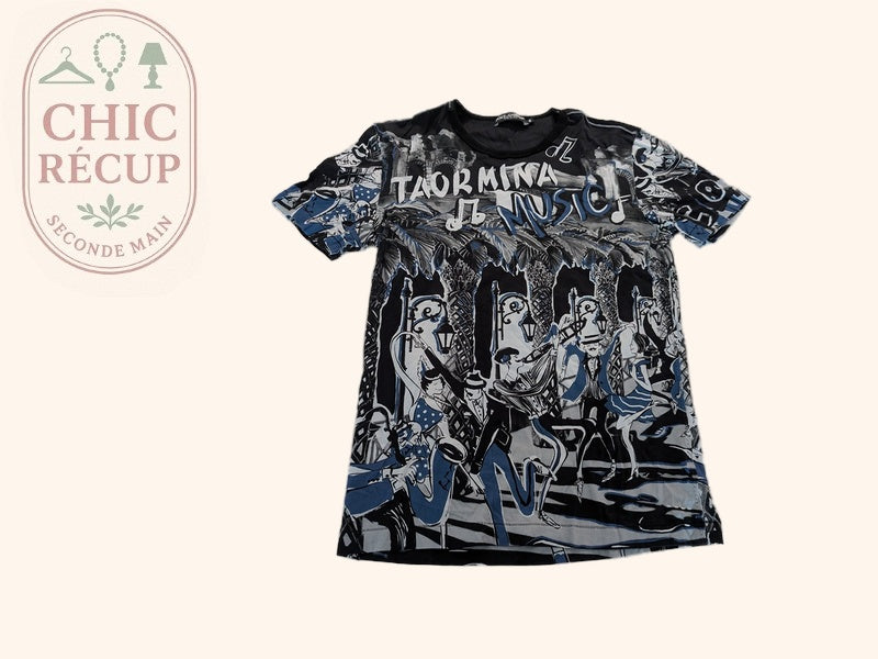 T-shirt Dolce & Gabbana - 46 - Noir - Taormina Music