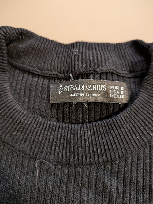 Autre Sweat Stradivarius - S - Noir - Mache-05
