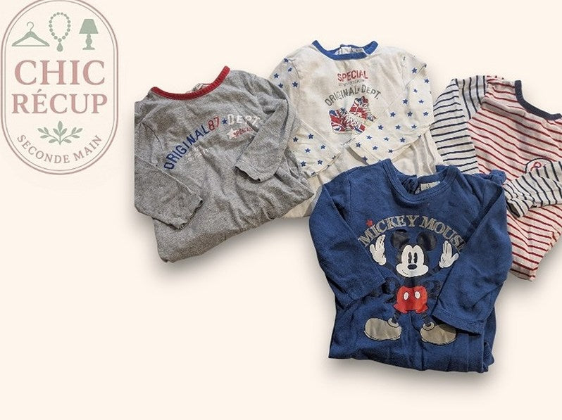 Pyjamas Une Piece Disney Baby - 18-24 Mois - Multicolore - Erbul-92