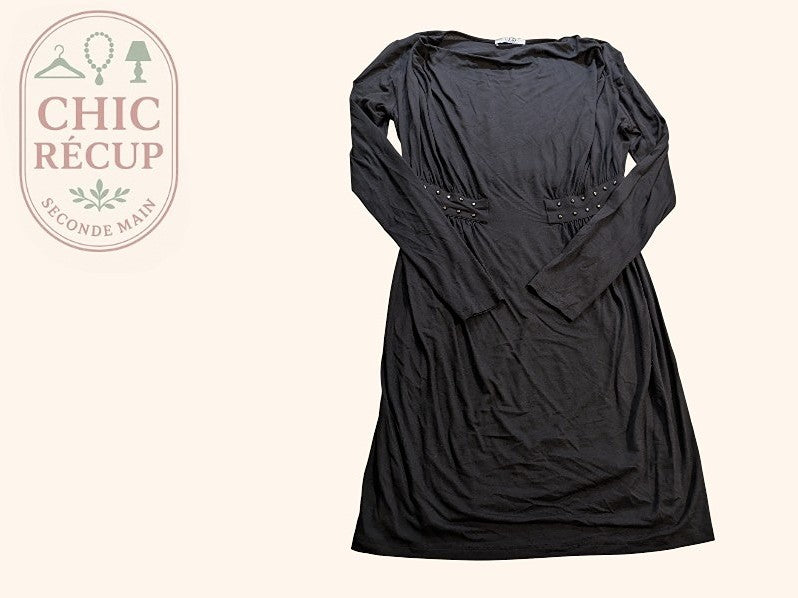 Robe Longue Liu Jo Jeans - M - Noir - Myfed-20