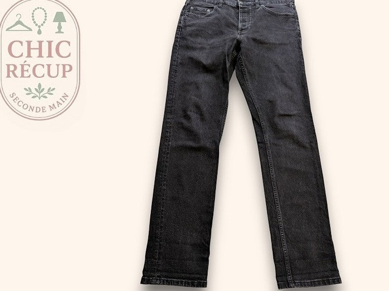 Jeans Coupe Droite The Kooples - M - Noir - Magil-13