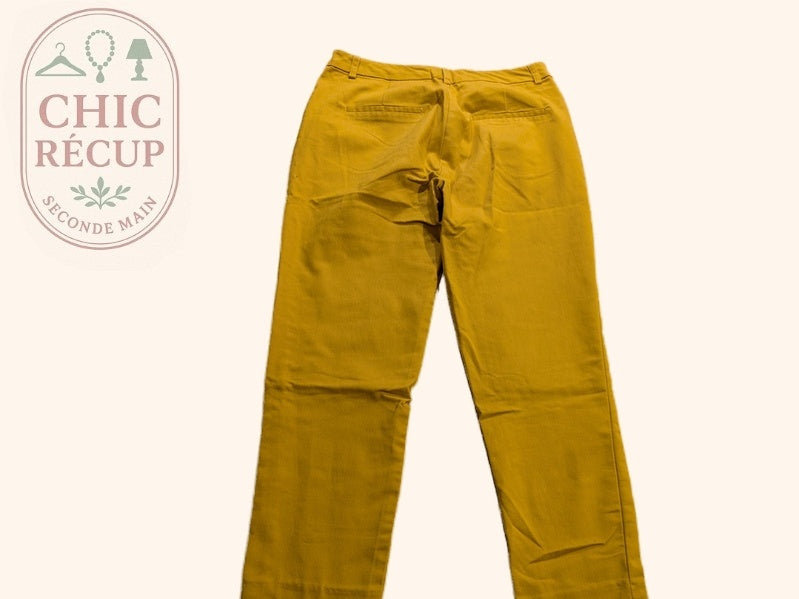 Jeans Droit Cache Cache - 38 - Moutarde - Mache-14