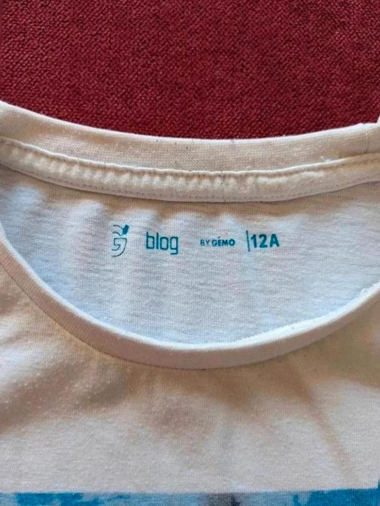T-shirt Gémo - 12 Ans - Blanc - Luvio-28