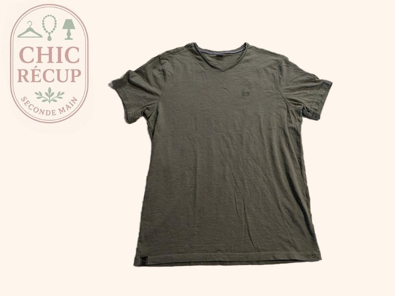T-shirt Uni Sunvalley - M - Vert - Elrio-02