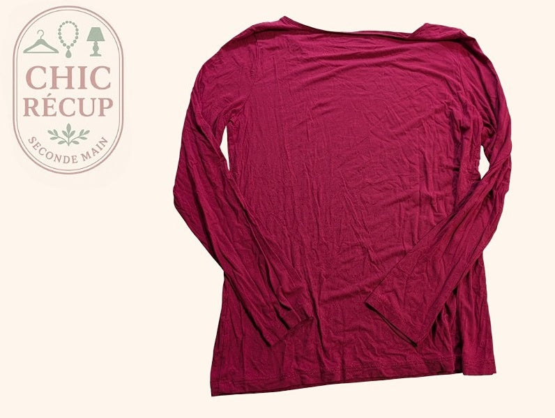 T-shirt Grain De Malice - M - Fuchsia - Lépas-4