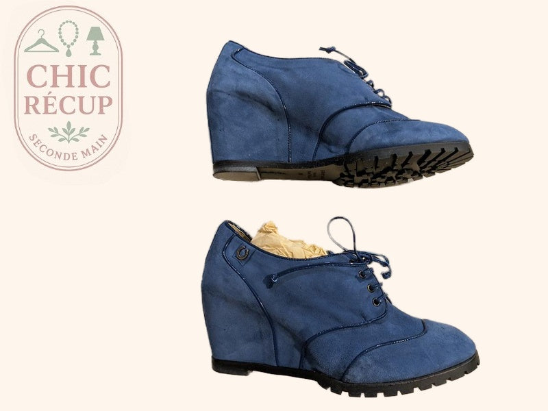 Bottines Pakerson - 36 - Bleu - Labag-194