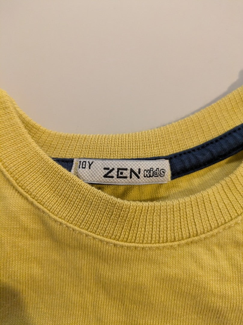 T-shirt Zen Kids - 10 ans/140cm - Jaune - Olhat-38