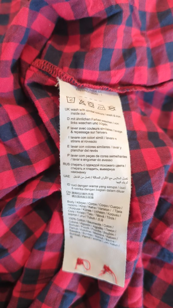Chemise Esprit - 38 - Rouge - Carreaux