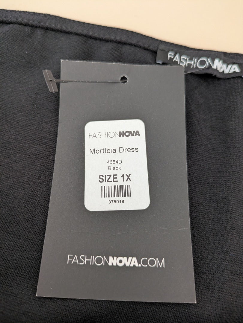 Robe de soirée Fashion Nova - Xl - Noir - Morticia