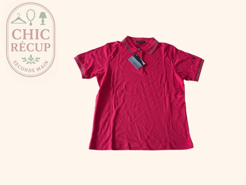 Polo Lyle & Scott - Xl - Rose - Labag-377