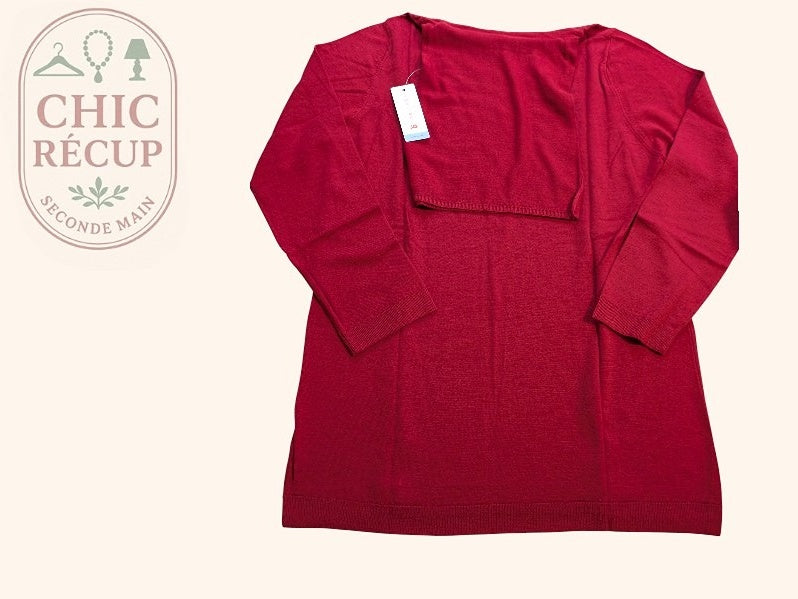 Blouses Manches Longue Montagut - Xxl - Rouge - Labag-107