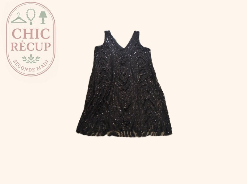 Robe - Reserved - S - Noir - Iscou-15