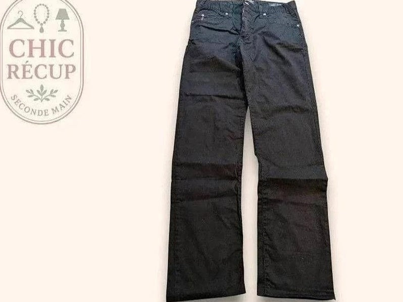 Jeans Coupe Droite Armani Jeans - M - Noir - Phleg-11