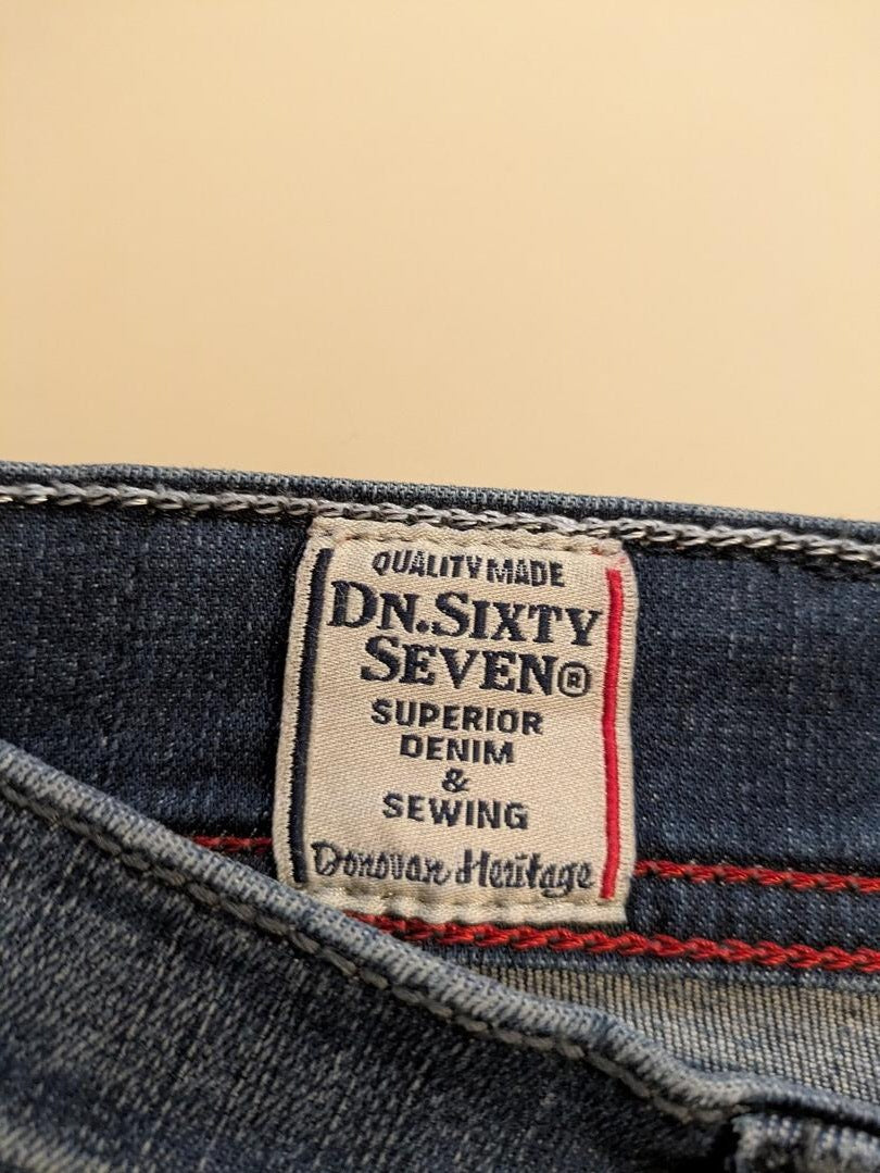 Jeans Slim Sixtyseven - M - Bleu - Denda-03