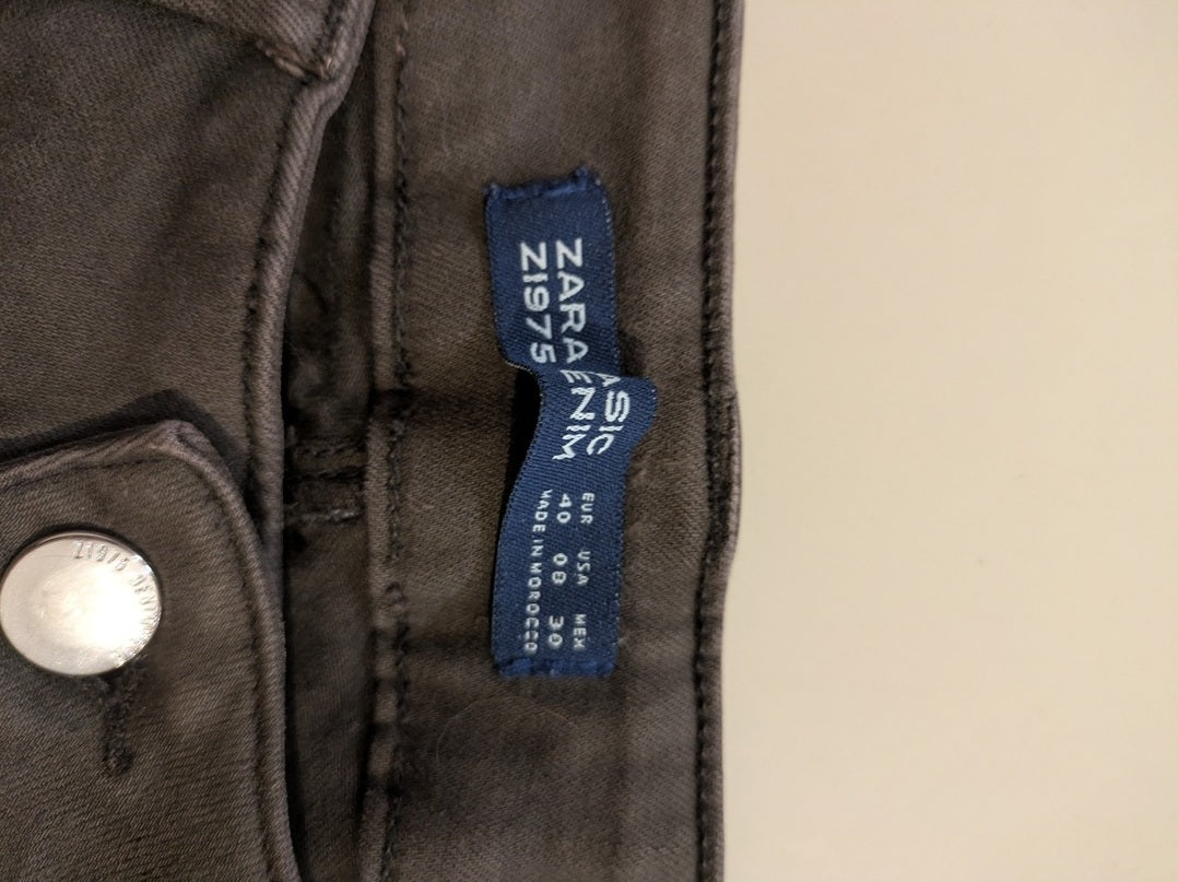 Jeans Skinny Zara - 40 - Marron - Paval-55