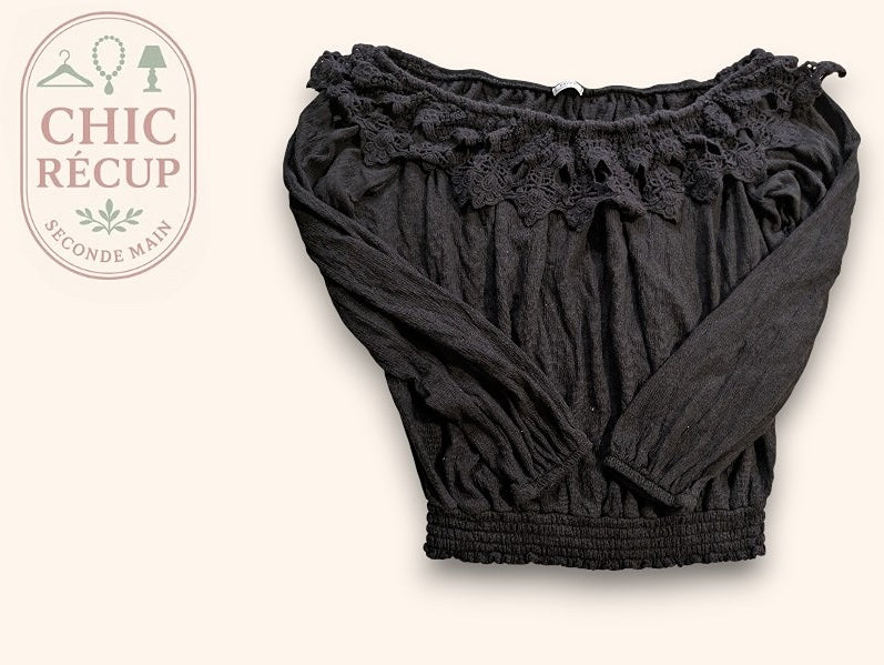 Tops Court Pimkie - M - Noir - Qubur-38