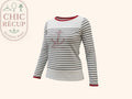 T-shirt Terre De Marins - S - Blanc Marine - Qubur-71