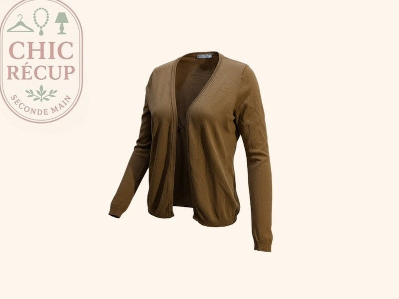 Cardigan 3 Suisses - 38 - Marron - Qubur-37