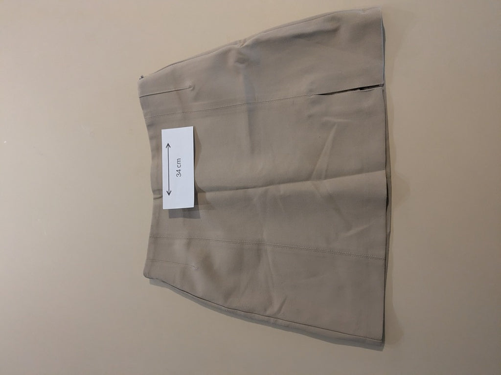 Mini-jupe Zara - S - Crème - Mache-38