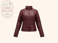 Veste Matelassée Geox - Xl - Bordeaux - Labag-195