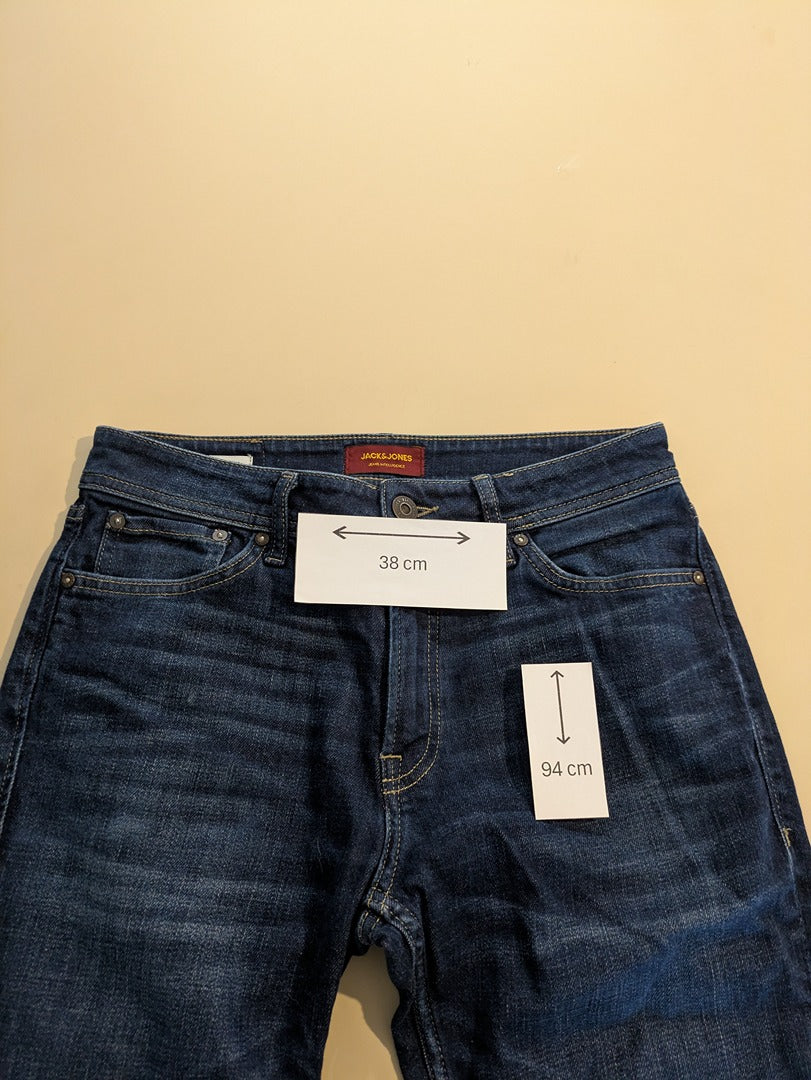 Jeans Coupe Droite Jack & Jones - M - Marine - Audeb-81