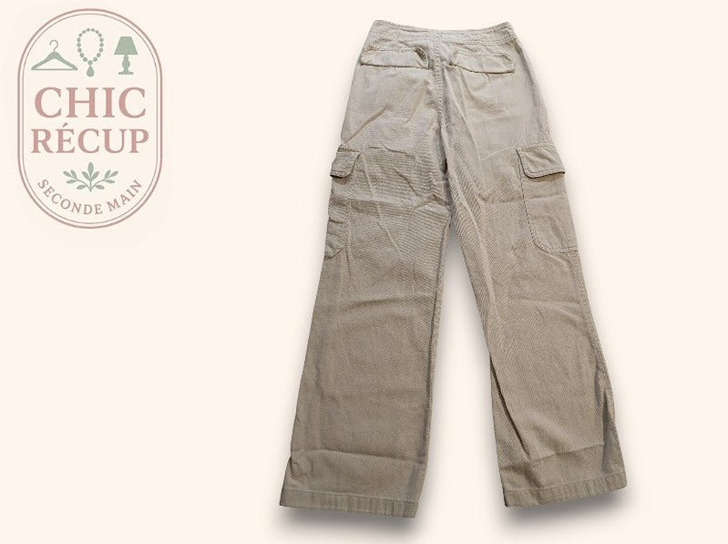 Autre Pantalon Zara - S - Crème - Amfat-26