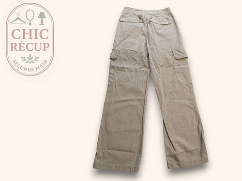 Autre Pantalon Zara - S - Crème - Amfat-26