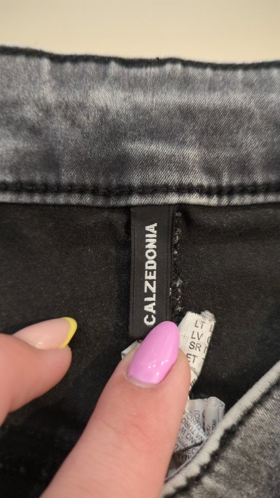 Jean skinny Calzedonia - L - Gris - Délavé