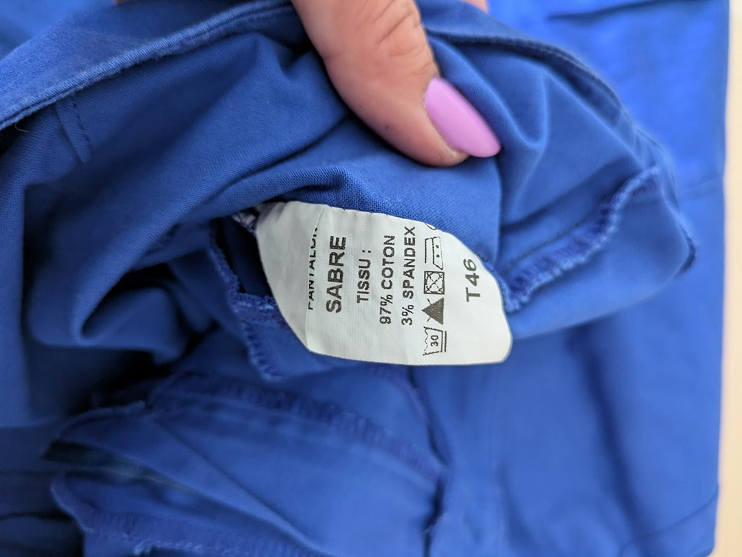 Pantalon La Mode est à Vous - 46 - Bleu - Sabre