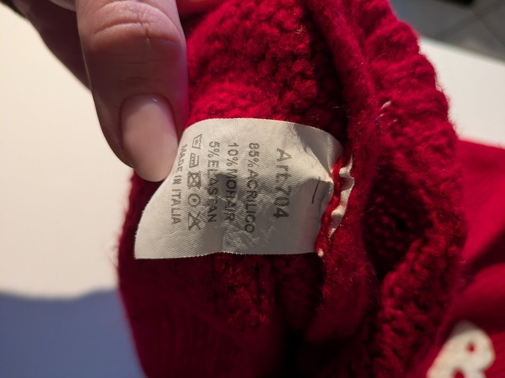 Pull D'hiver Made In Italy - Xl - Rouge - Lubel-43