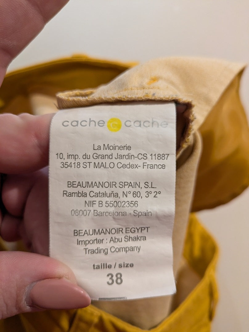 Jeans Droit Cache Cache - 38 - Moutarde - Mache-14