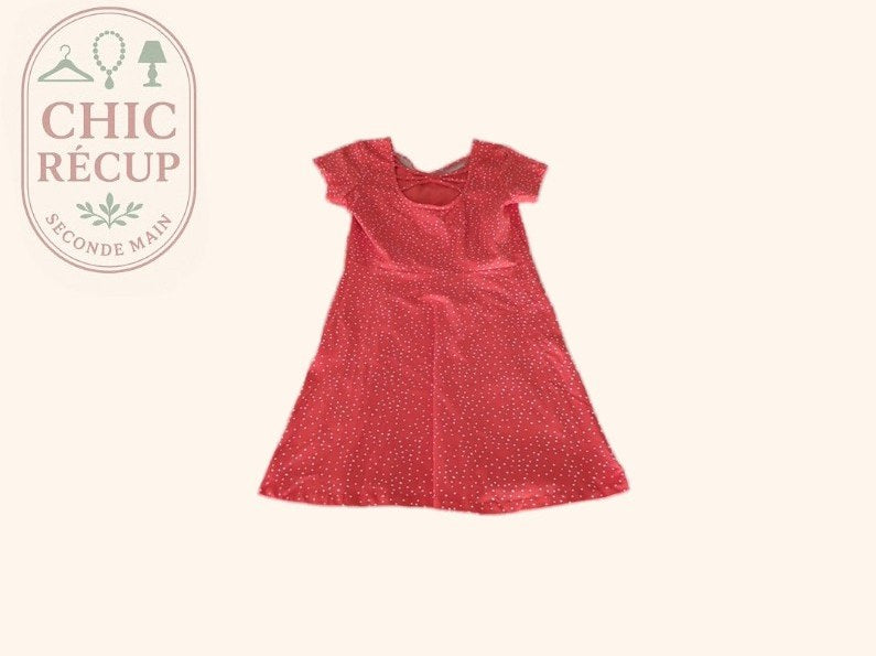 Robe d'été Clockhouse - Xl - Rouge - Pois