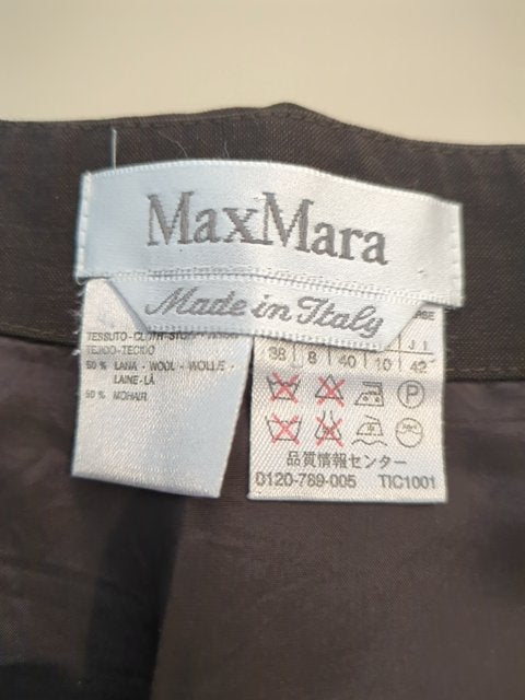 Jupe Longueur Genou - Max Mara - Fr 36 - Marron - Macar-19