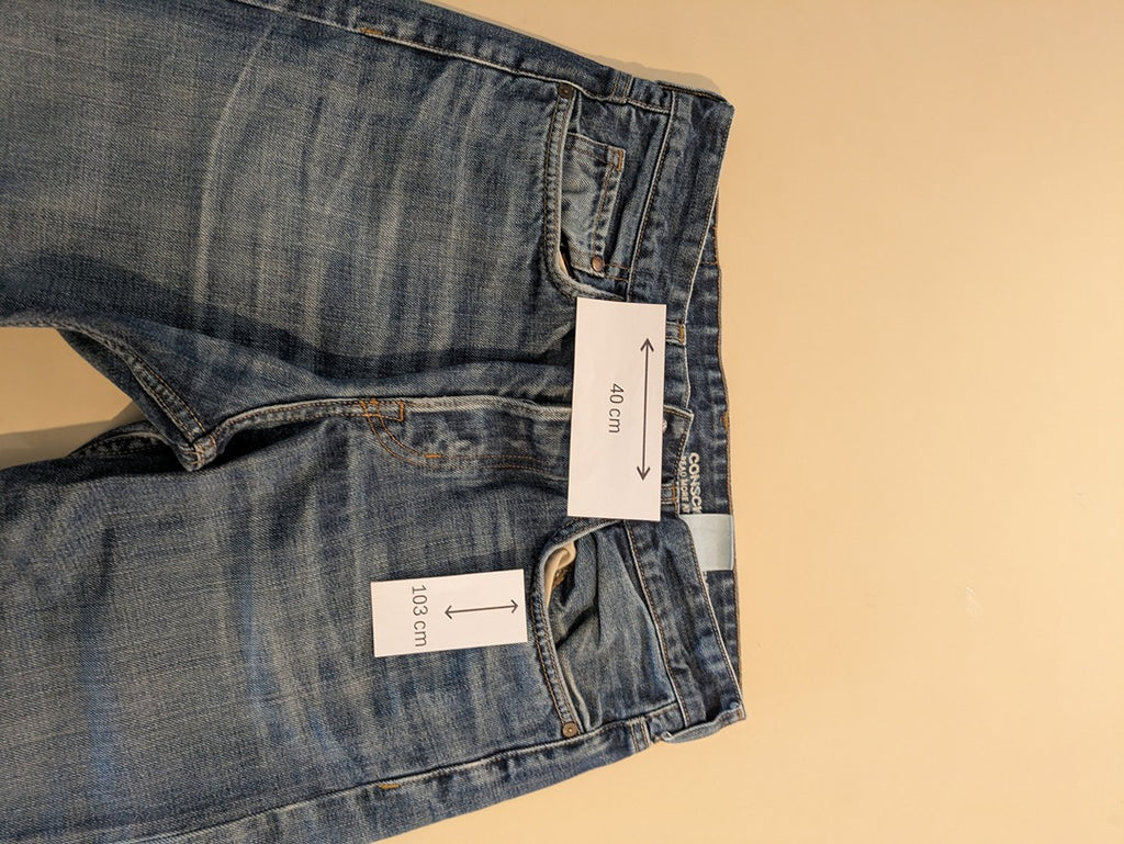 Jeans droit H&m - 30 - Bleu - Conscious & Denim