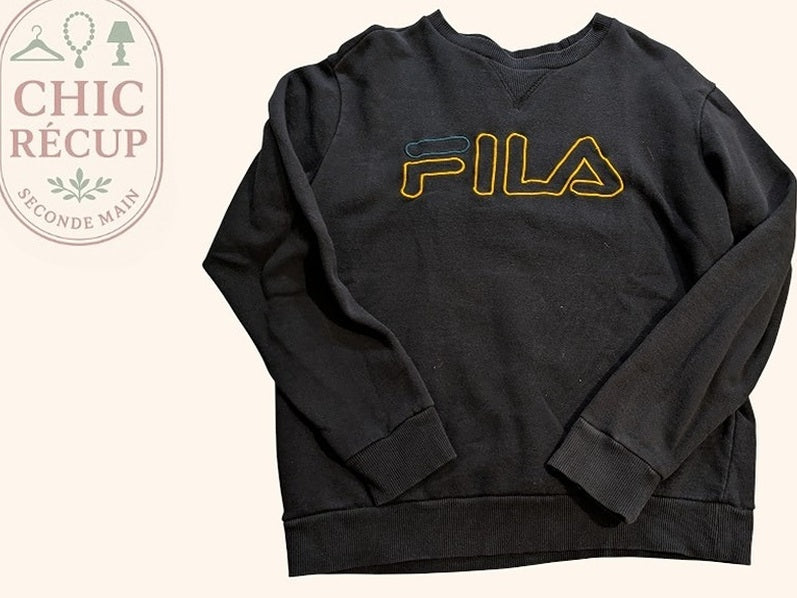 Pull Fila - Xs - Noir - Lépas-12